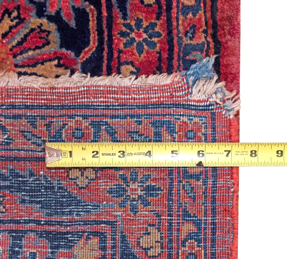 9 x 12 Antique Sarouk Persian Wool Area Rug