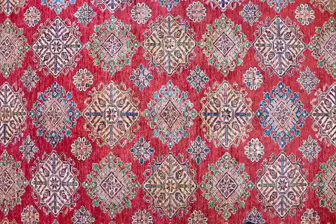9 x 12 New Kazak Pakistan Wool Marvelous Area Rug Details - pineville rug gallery - charlotte nc