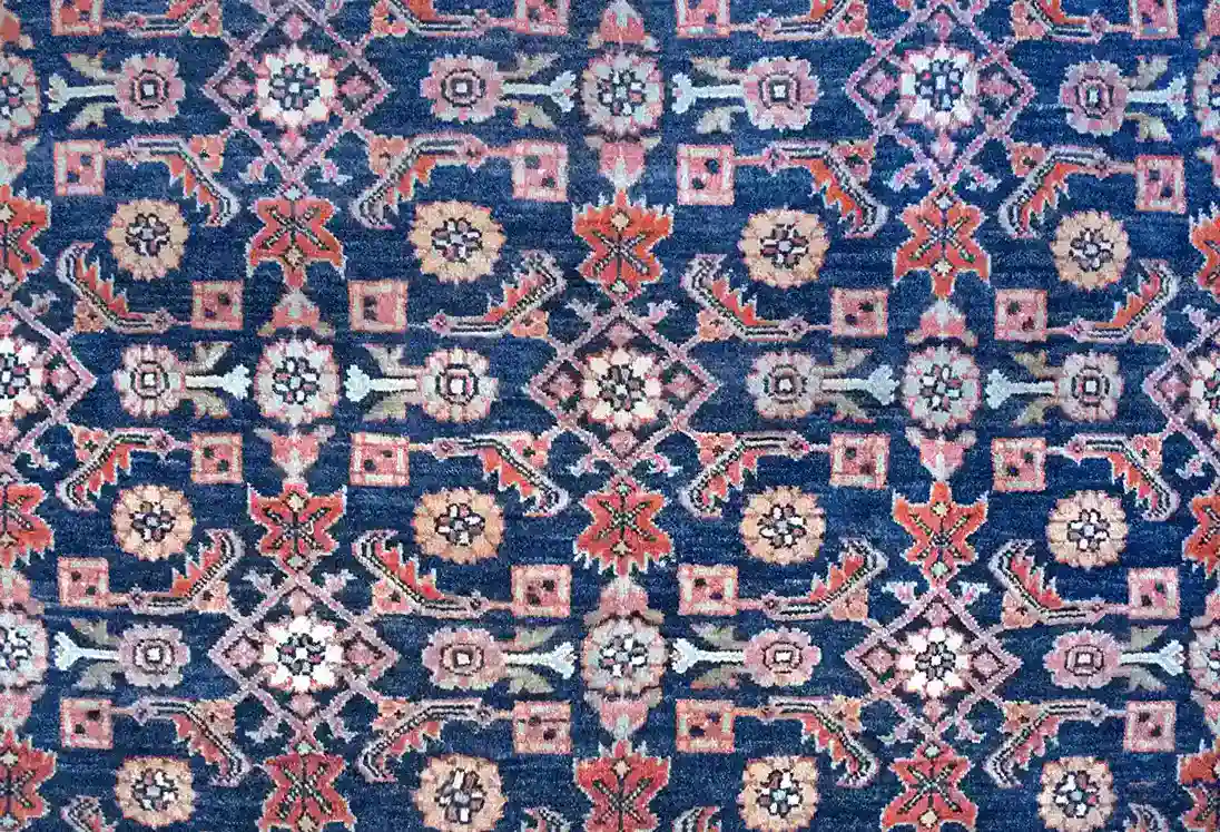 9 x 12 Old Bijar Persian Wool Area Rug