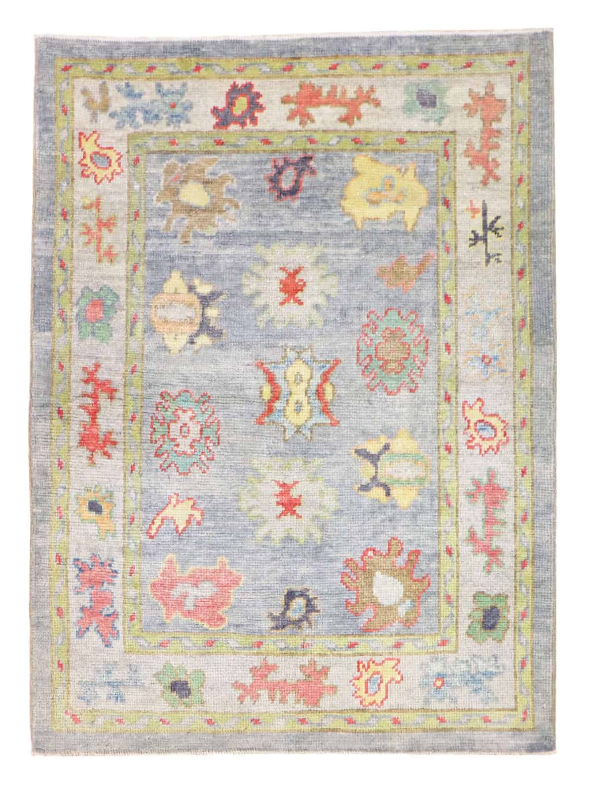 4 x 5 Oushak Turkish Oriental Rug