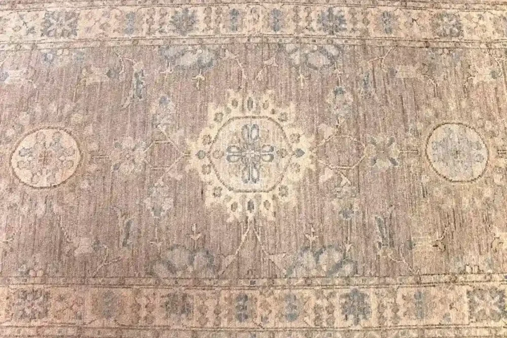 3 x 10 Wool Oushak Runner Rug Measurement Design Details- pineville rug gallery - charlotte nc