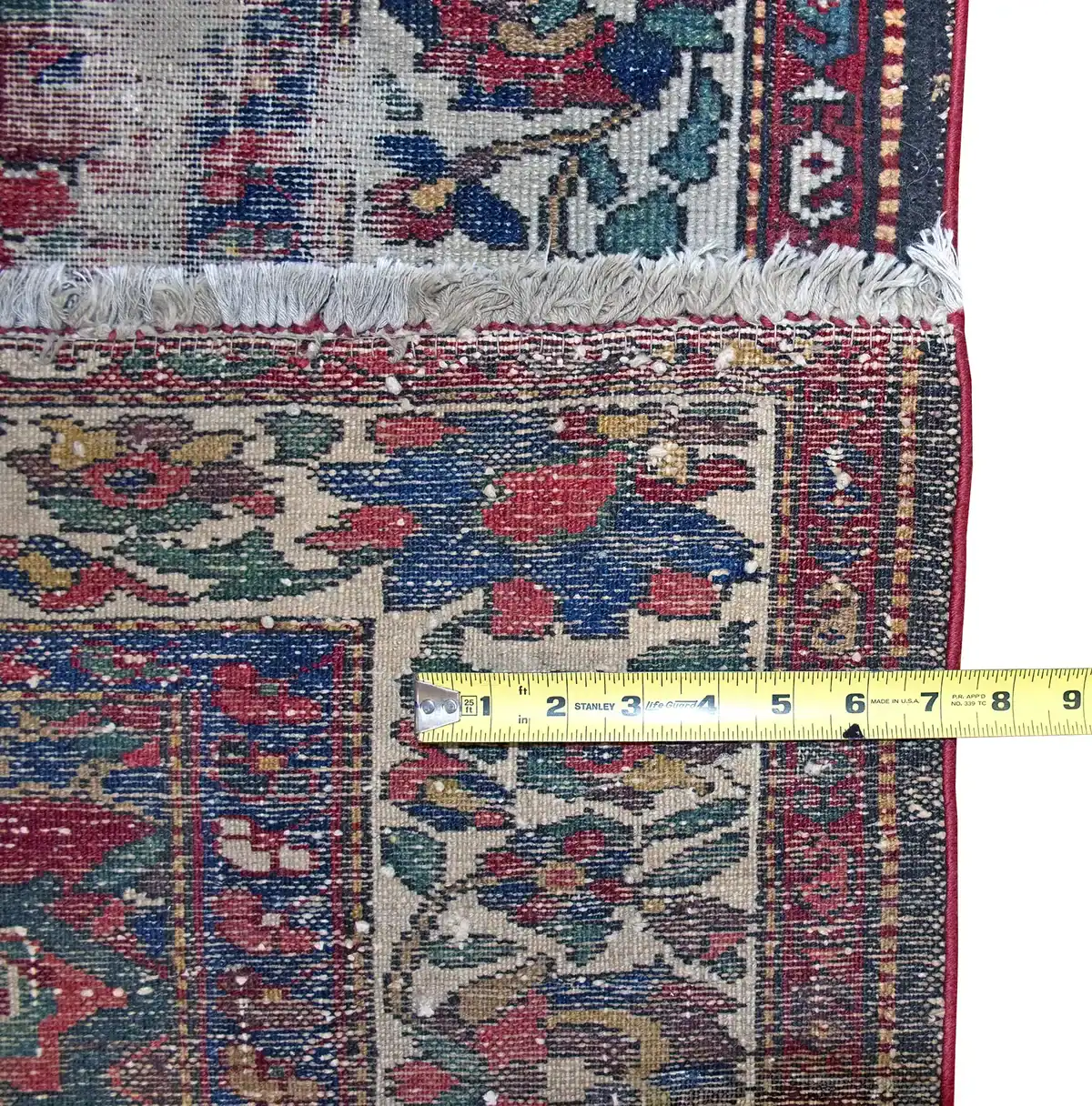 6 x 10 Antique Bakhtiari Persian Rug - Image 3