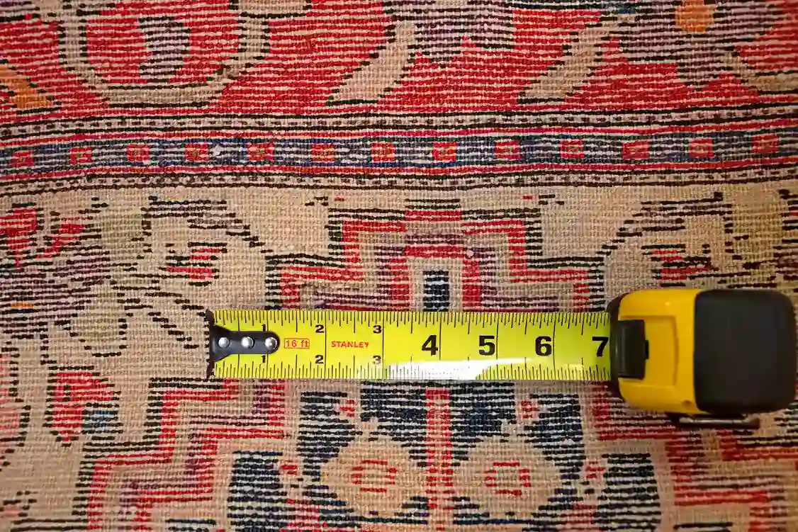 5 x 11 Antique Malayer Persian Wool Rug - Image 6