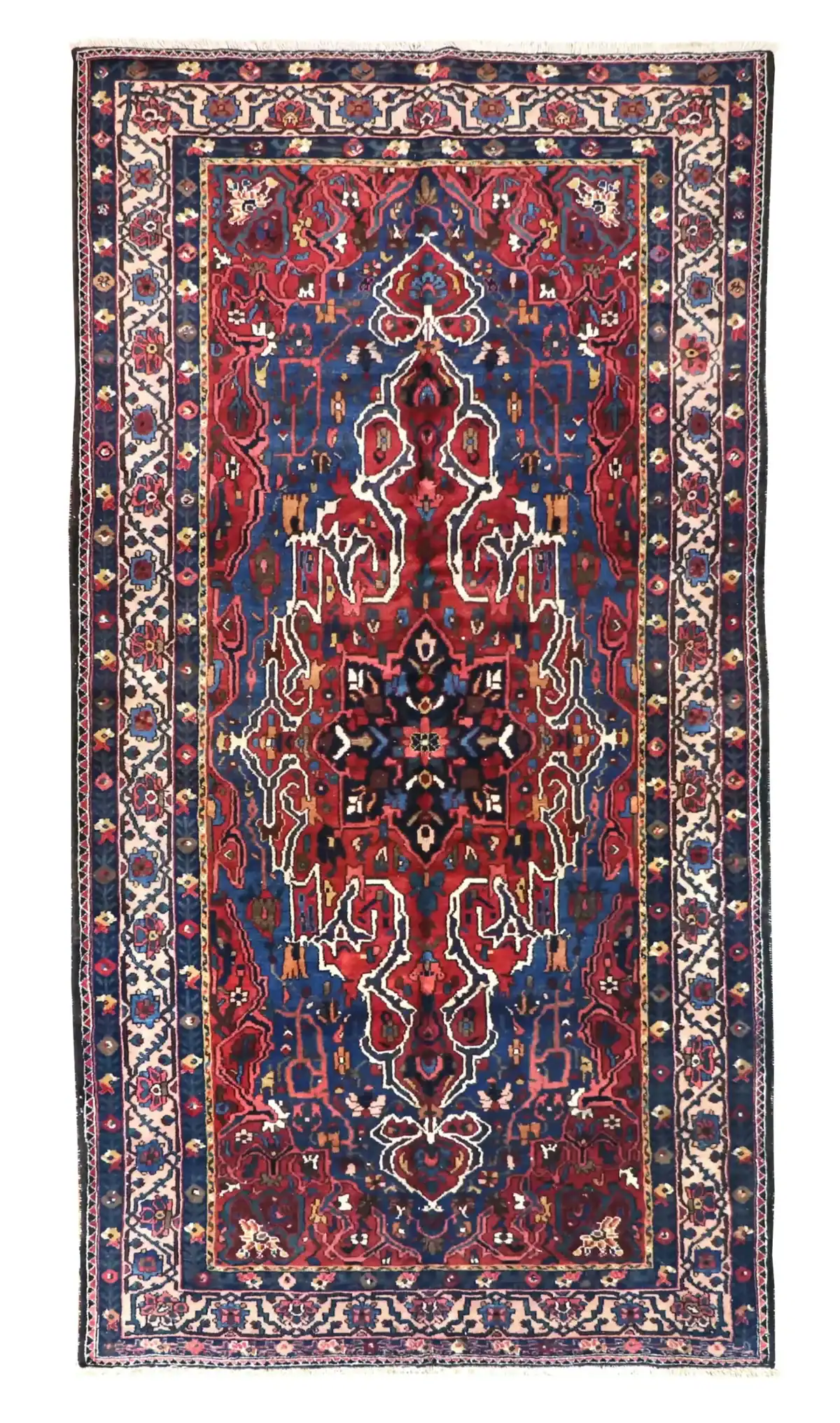 6 x 11 Vintage Bakhtiari Persian Wool Rug