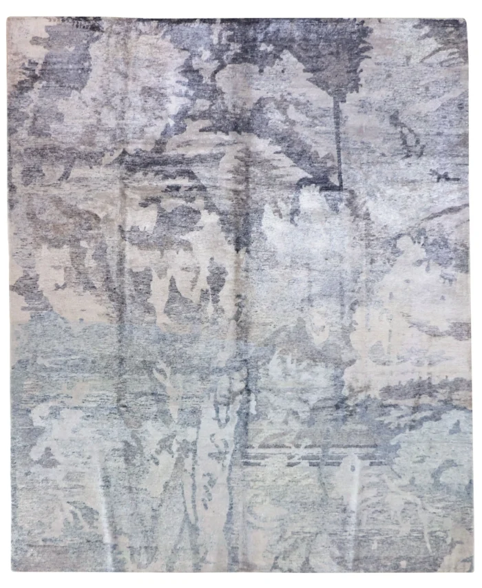 8 x 10 Handmade Knots Tibetan Rug Design Details - pineville rug gallery - charlotte nc