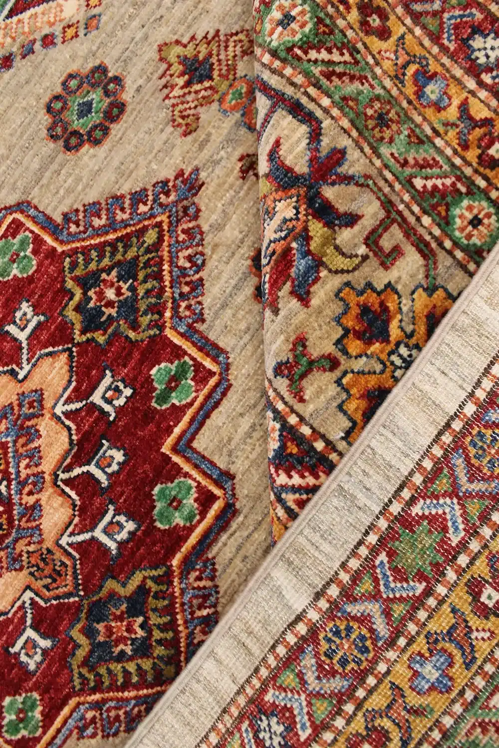 9 X 12 Pakistan Kazak Wool Rug - Image 7