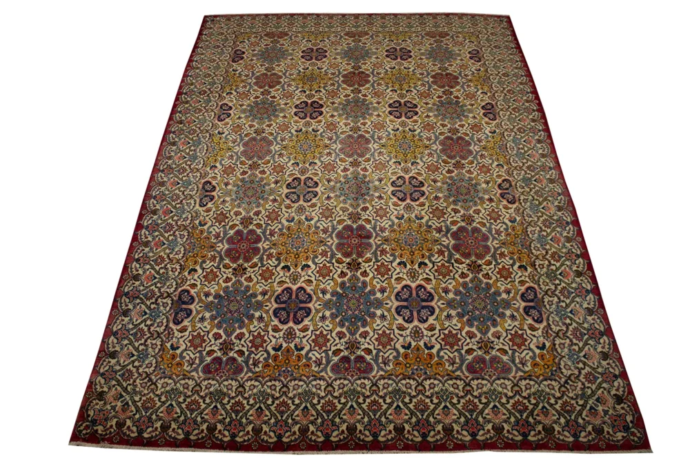 7 X 10 Persian Kashan Wool Rug - Image 3