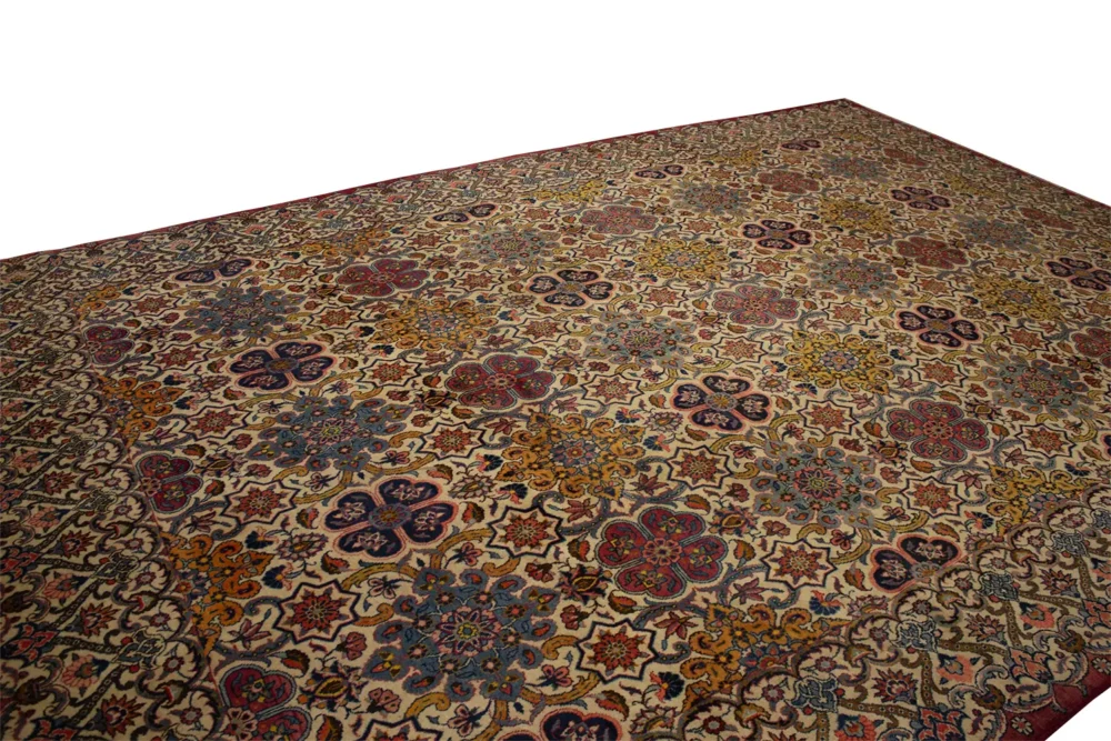7 X 10 Persian Kashan Wool Rug - Image 5