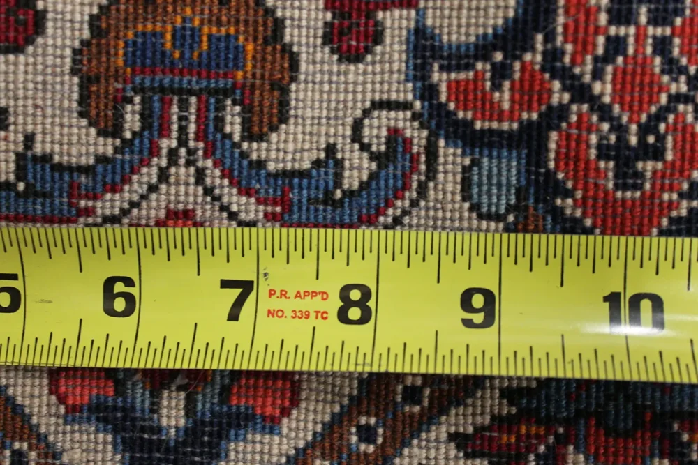 7 X 10 Persian Kashan Wool Rug - Image 8
