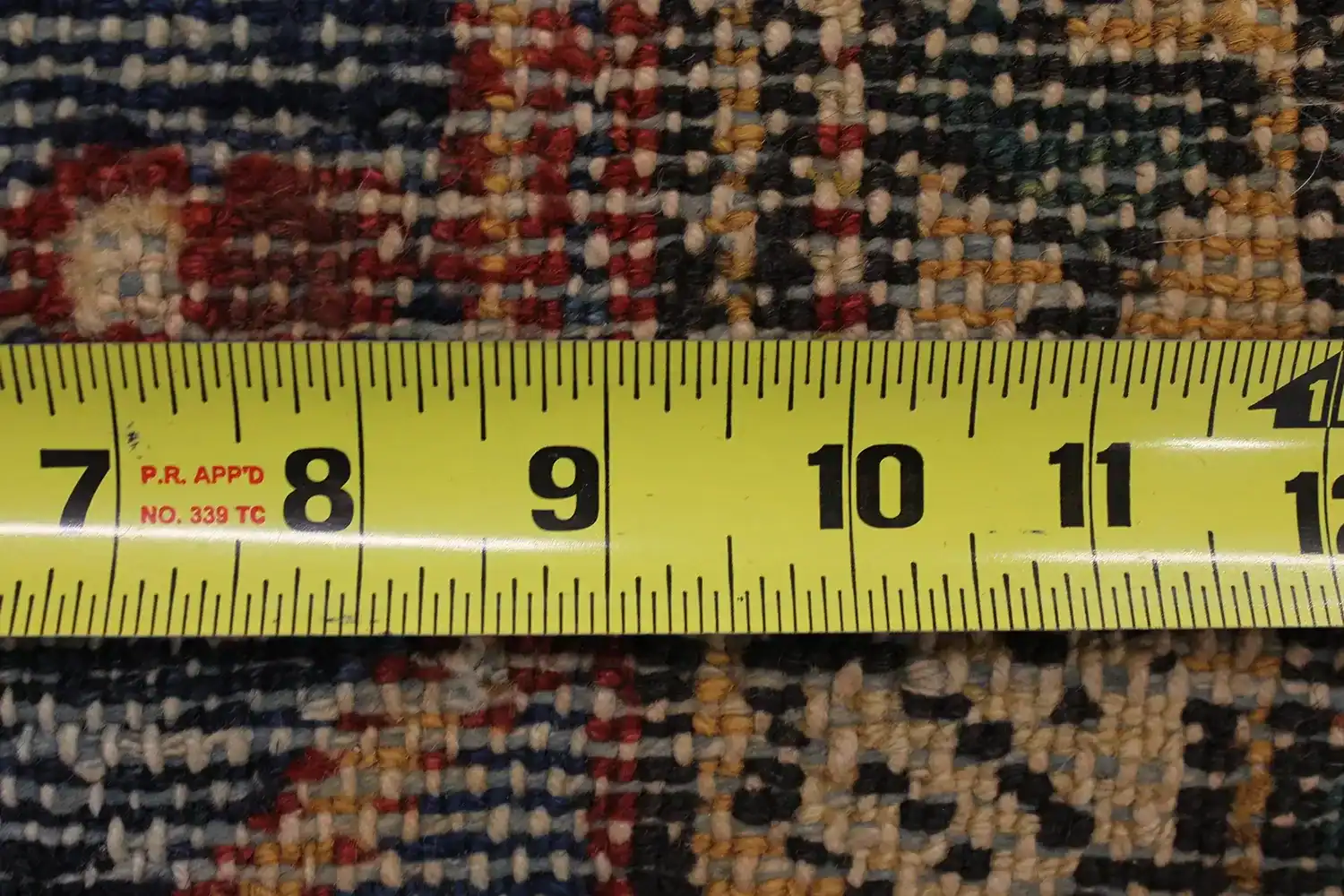 8 X 12 Persian Antique Heriz Rug - Image 10