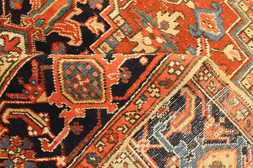 7 x 10 Classic Antique Heriz Rug - Image 8