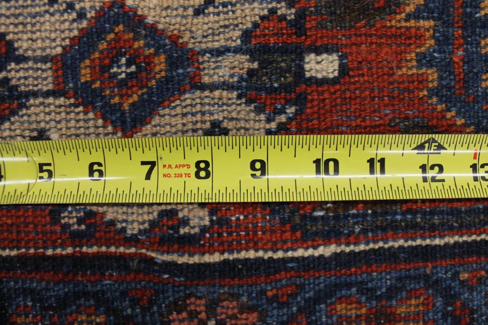 7 x 10 All-Over Design Antique Mahal Rug - Image 13