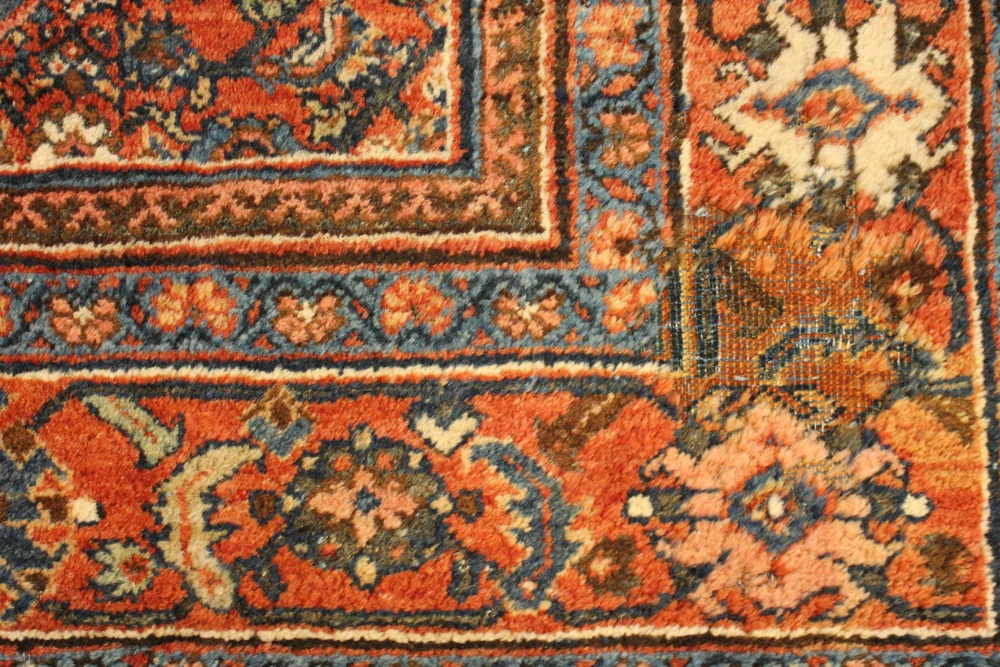 7 x 10 All-Over Design Antique Mahal Rug - Image 9