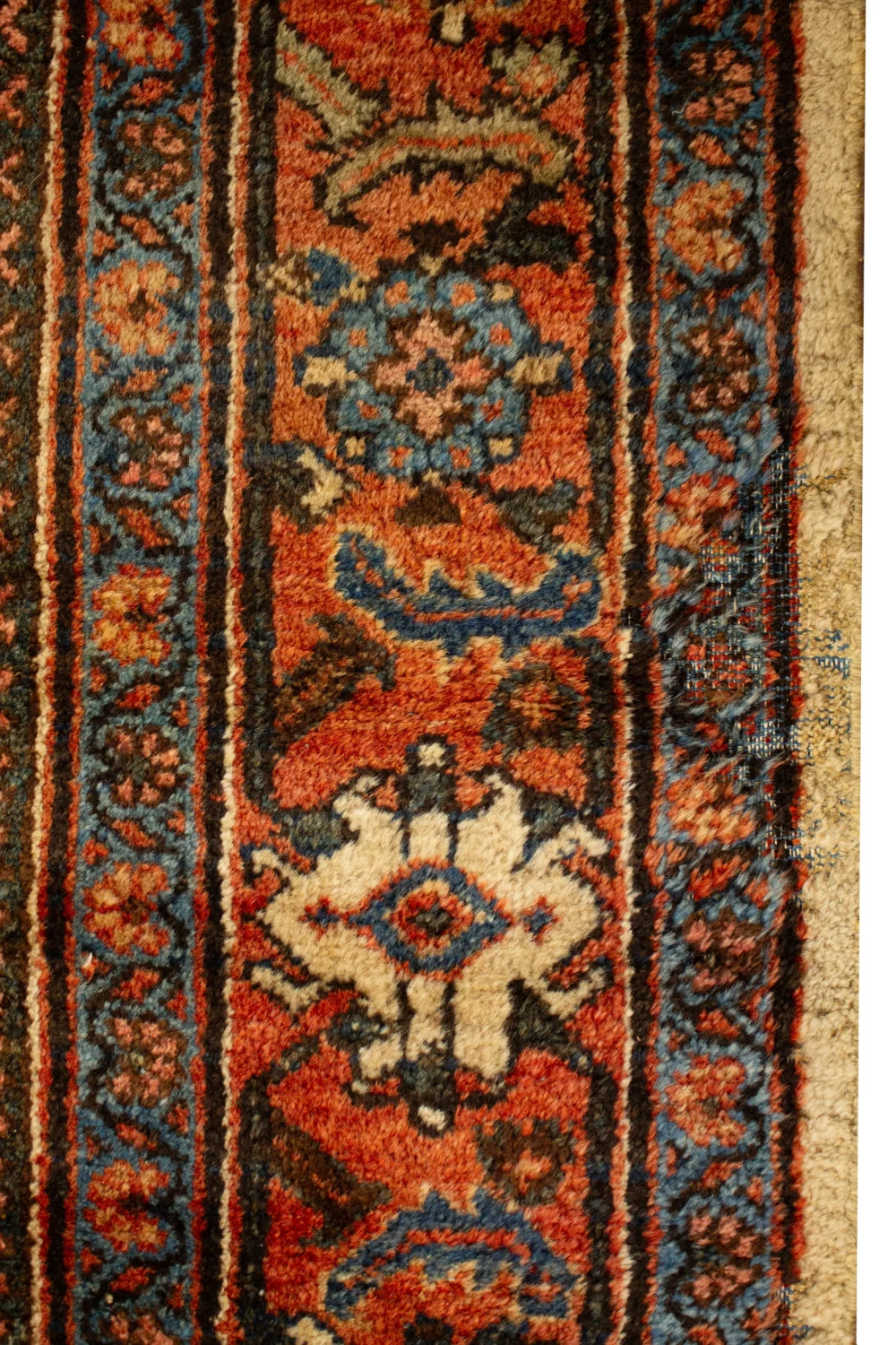 7 x 10 All-Over Design Antique Mahal Rug - Image 8