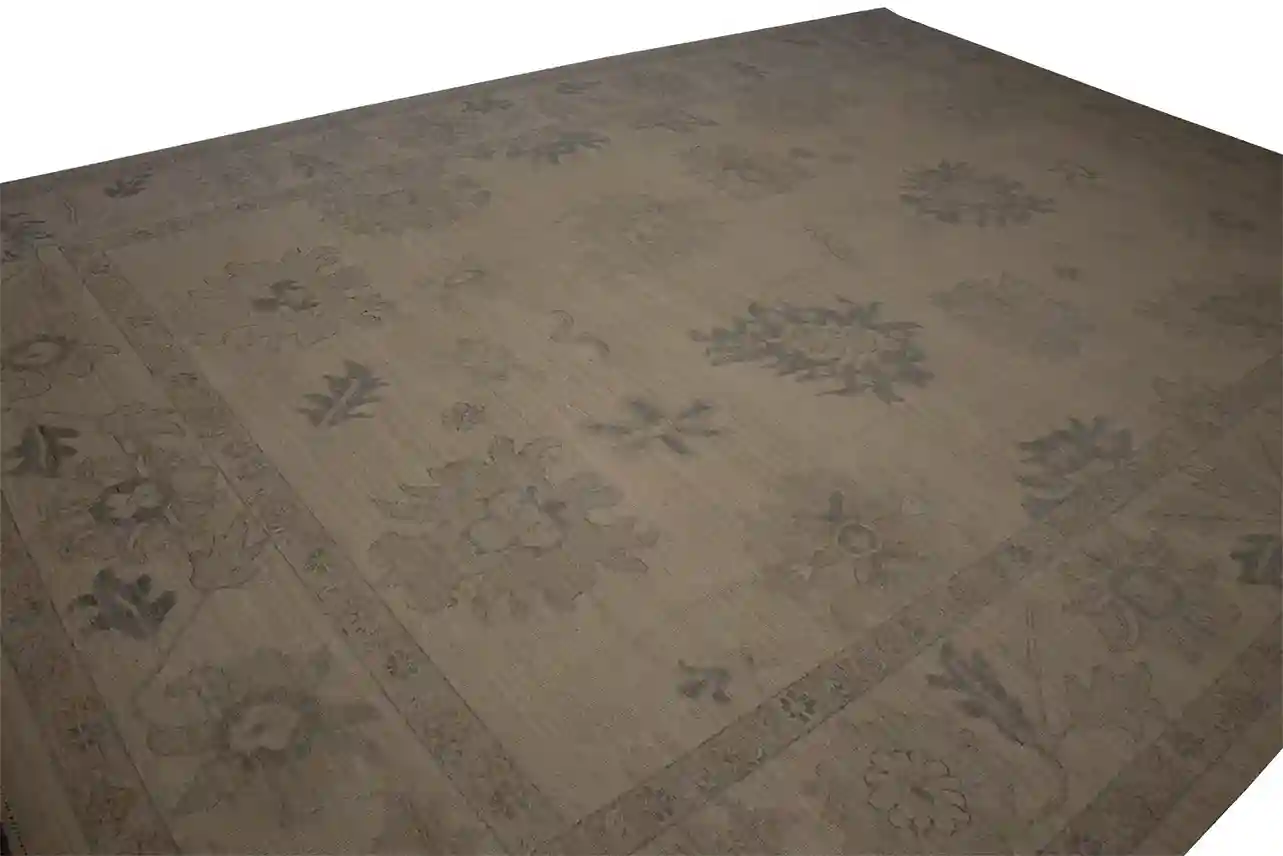 9 X 12 Indo-Oushak Wool Rug - Image 4