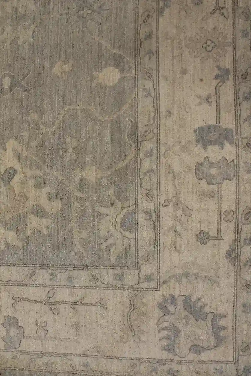 9 X 12 Washed Oushak Wool Rug - Image 5