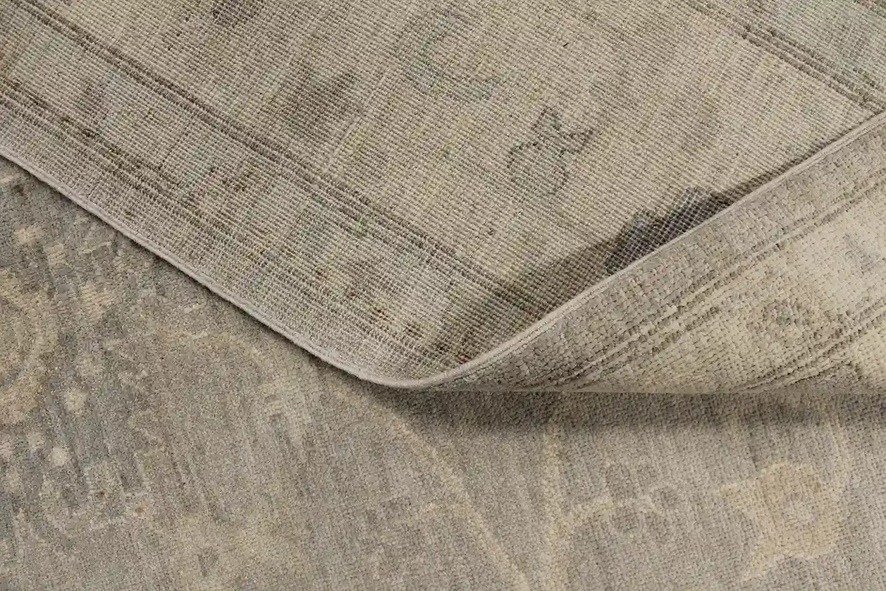 9 X 12 Washed Oushak Wool Rug - Image 7