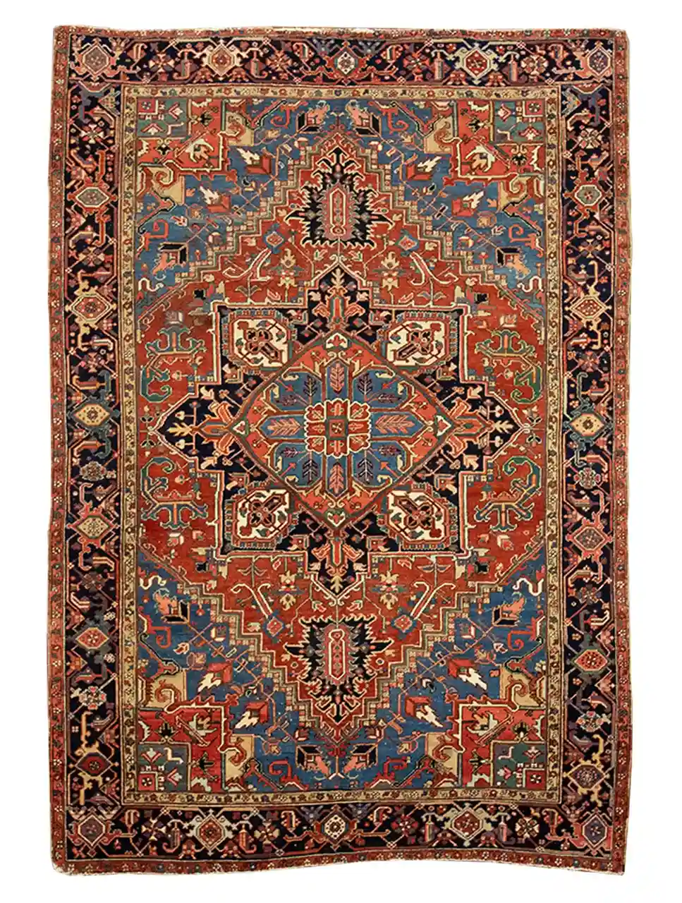 7 x 10 Classic Antique Heriz Rug