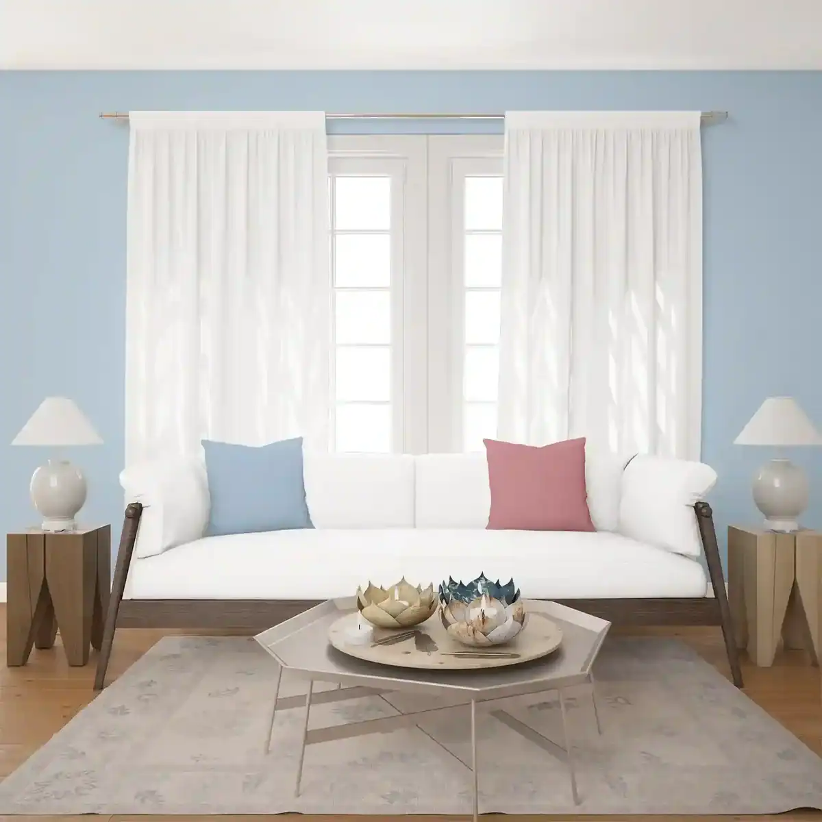 9 X 12 Indo-Oushak Wool Rug - Image 2