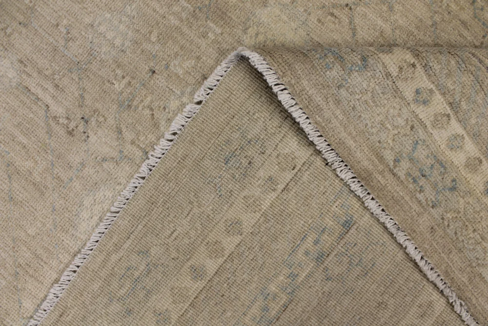 9 X 12 Muted Afghan Oushak Wool Rug - Image 9