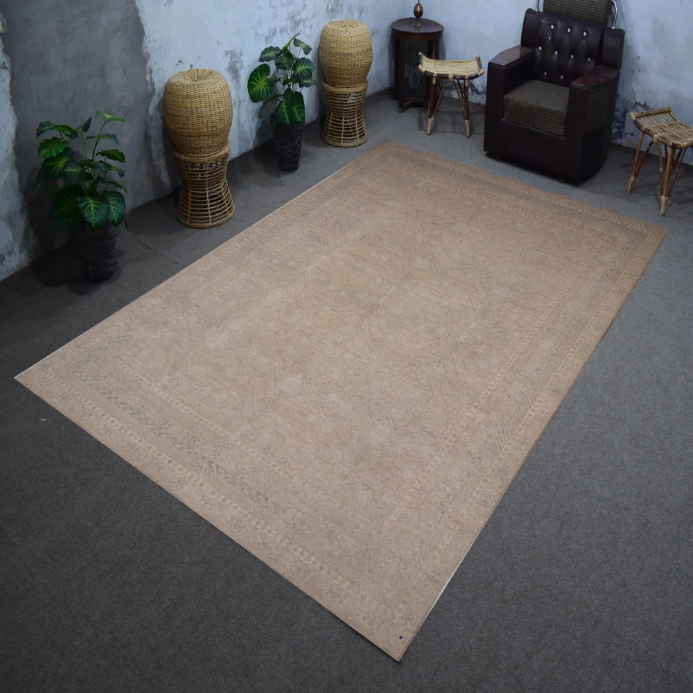 9 X 12 Muted Afghan Oushak Wool Rug - Image 2