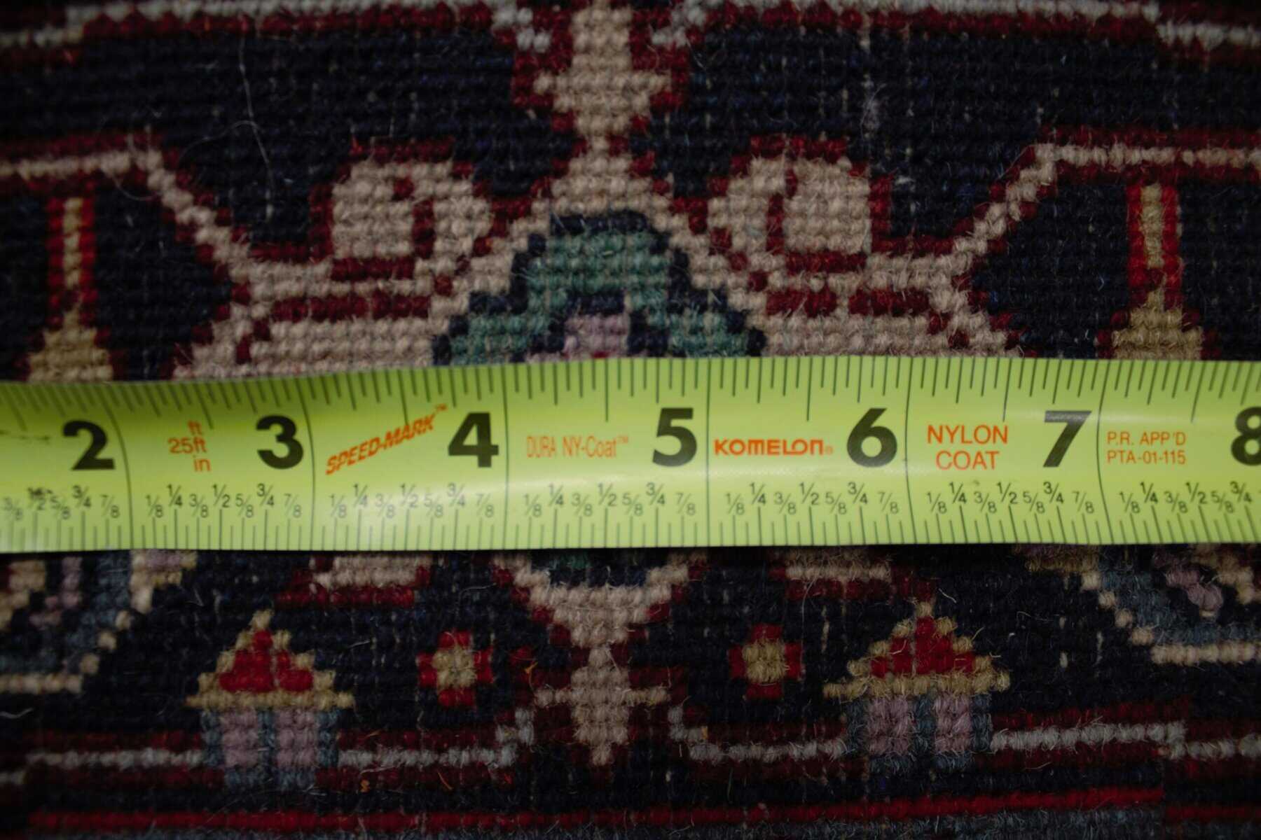 8 x 8 Round Indo-Bijar In Crimson - Image 7