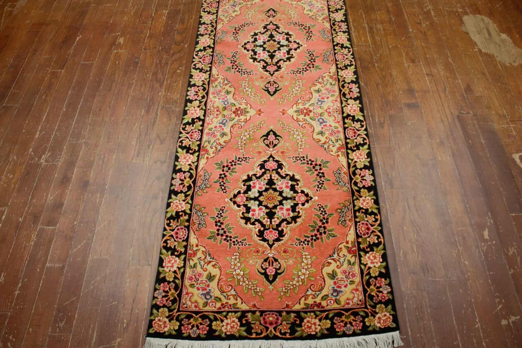 3 x 16 Tabriz Runner In Coral - Image 7