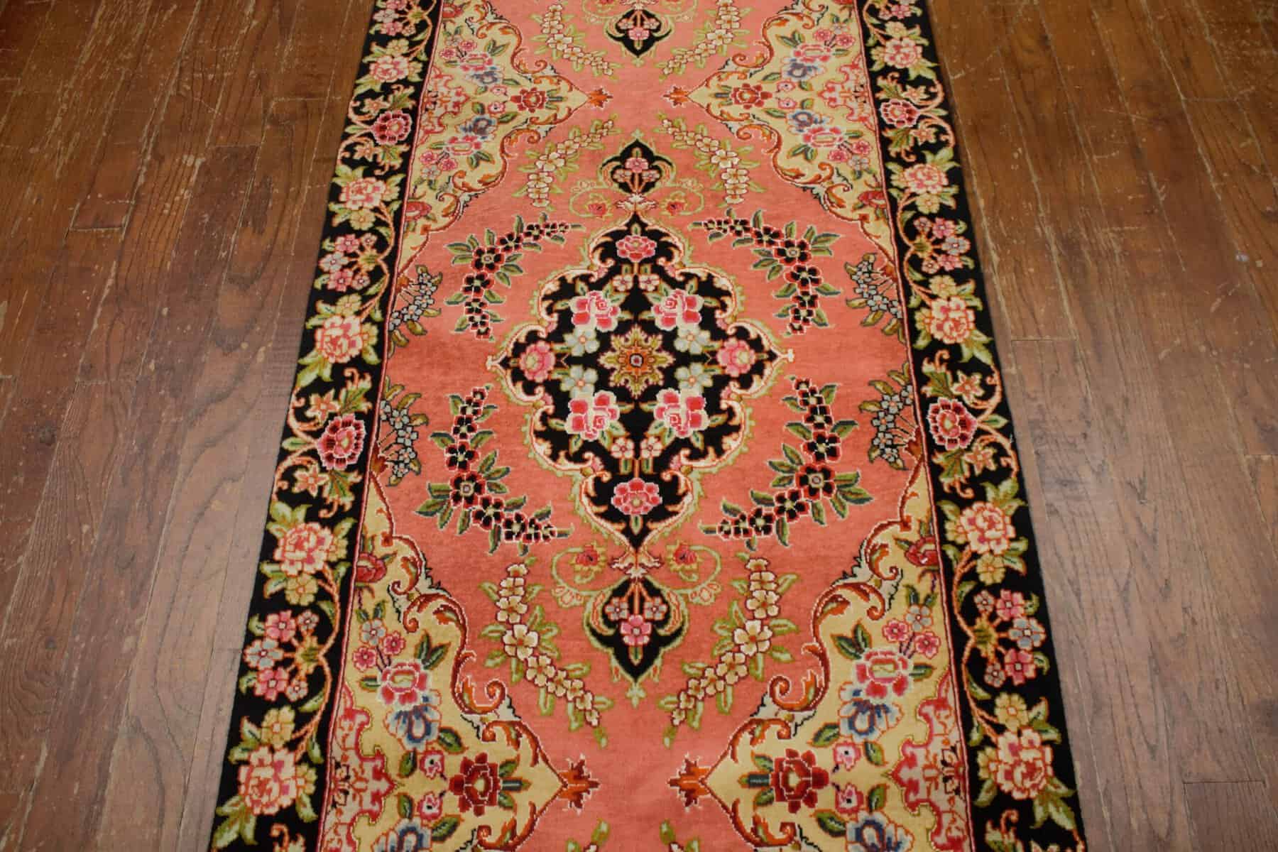 3 x 16 Tabriz Runner In Coral - Image 6