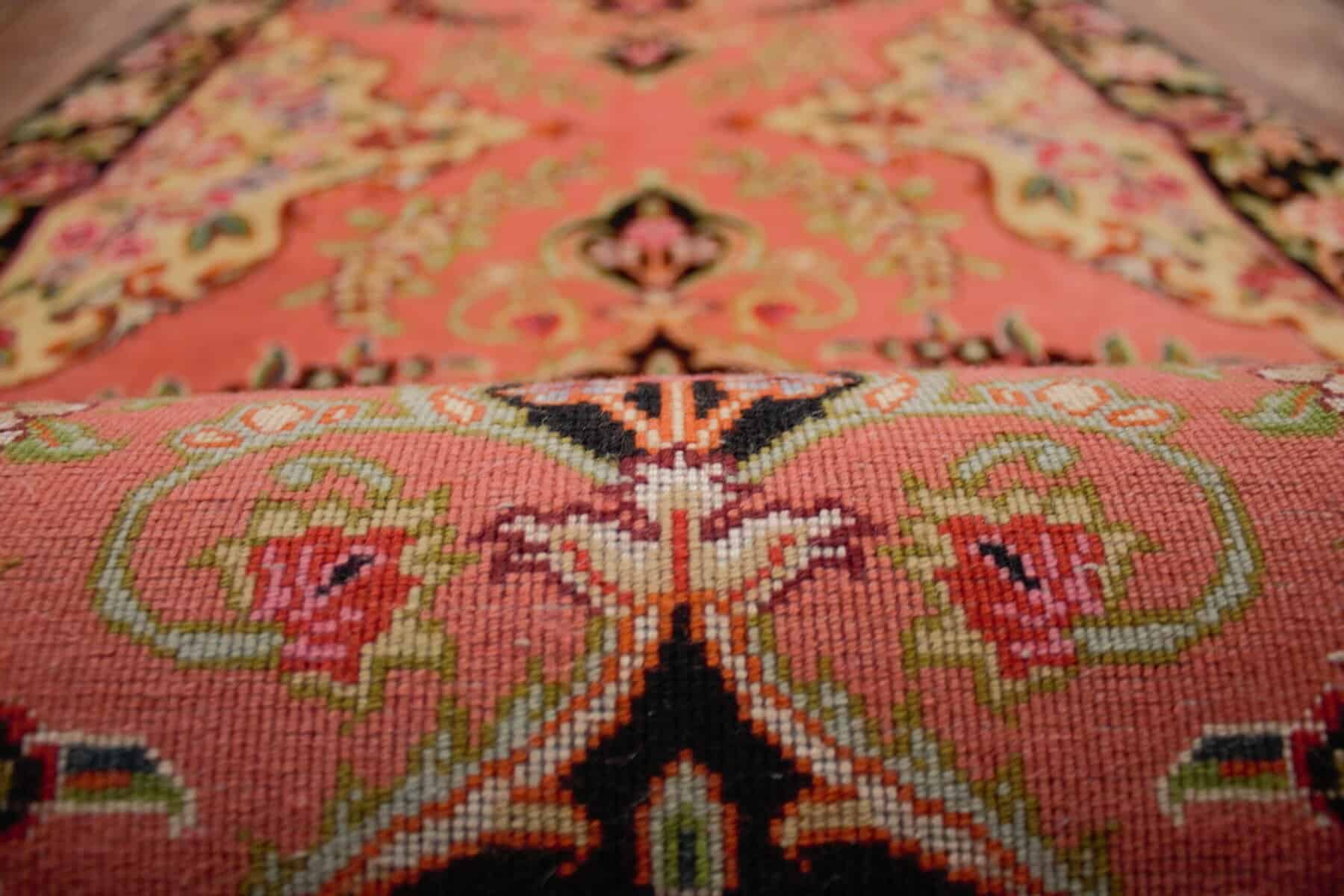 3 x 16 Tabriz Runner In Coral - Image 3