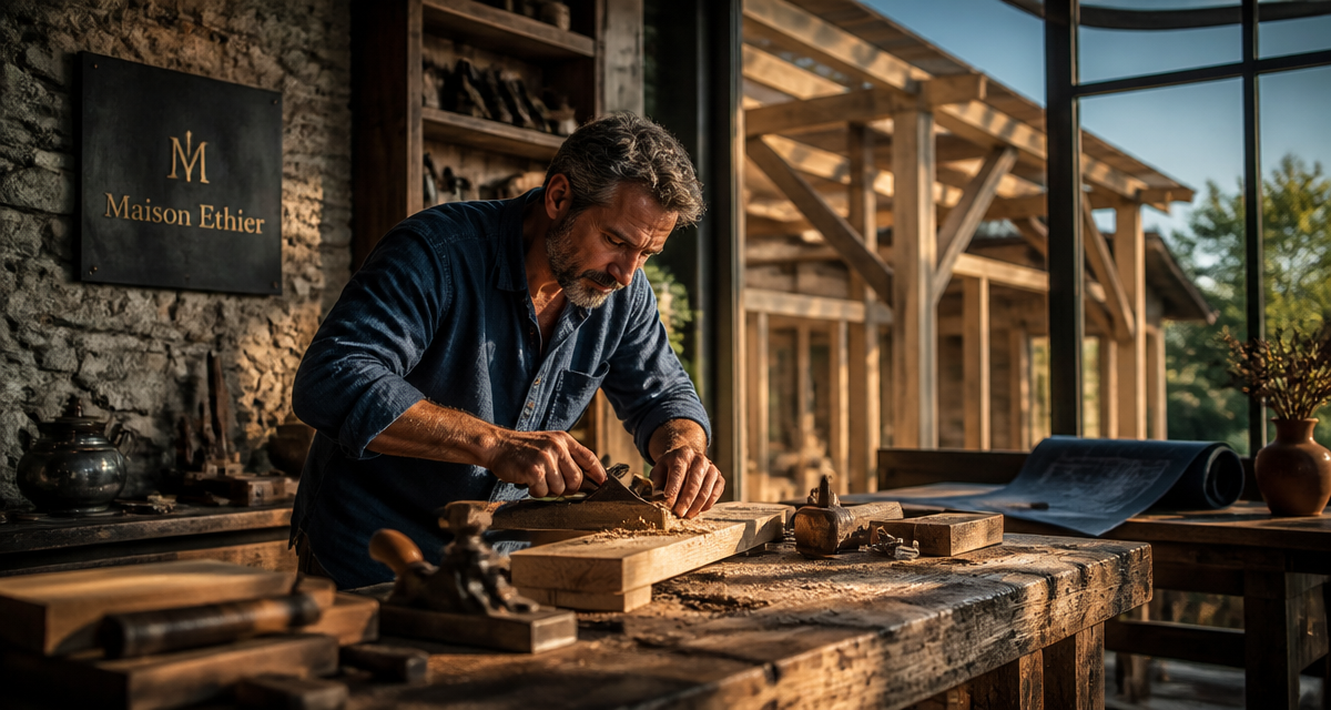 atelier artisanal maison ethier ébénisterie écologique