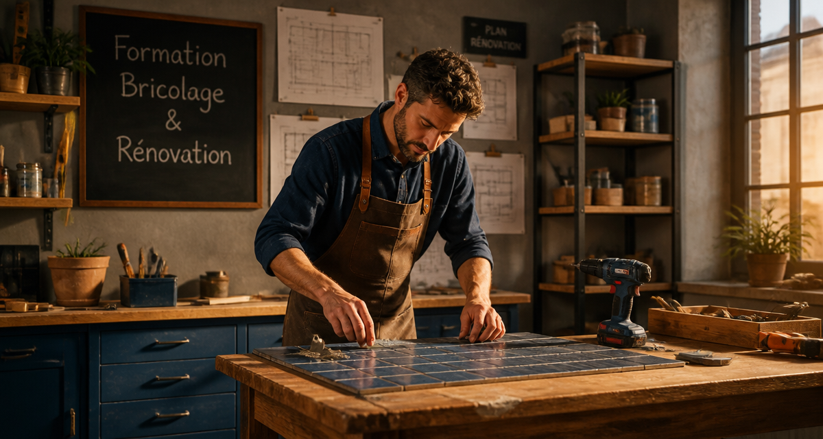 bricolageettravaux formation prix adulte pose carrelage atelier