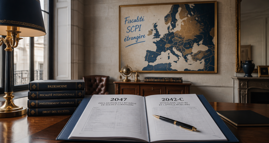 Fiscalité SCPI étrangère, dossier fiscal et carte Europe