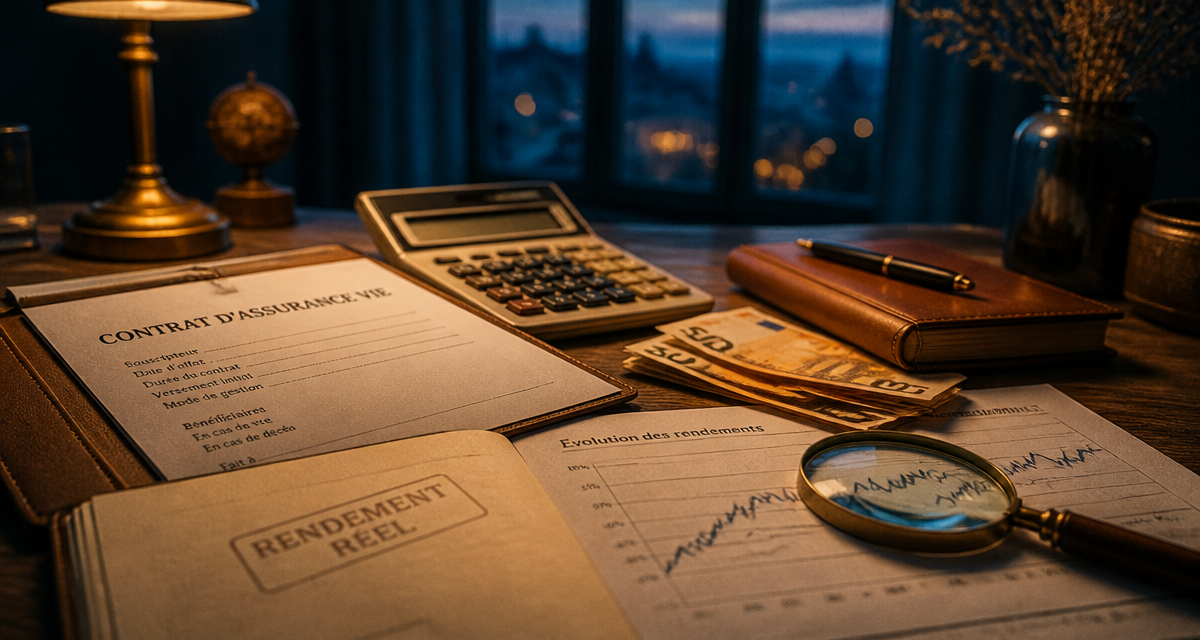 combien rapporte une assurance vie calcul rendement