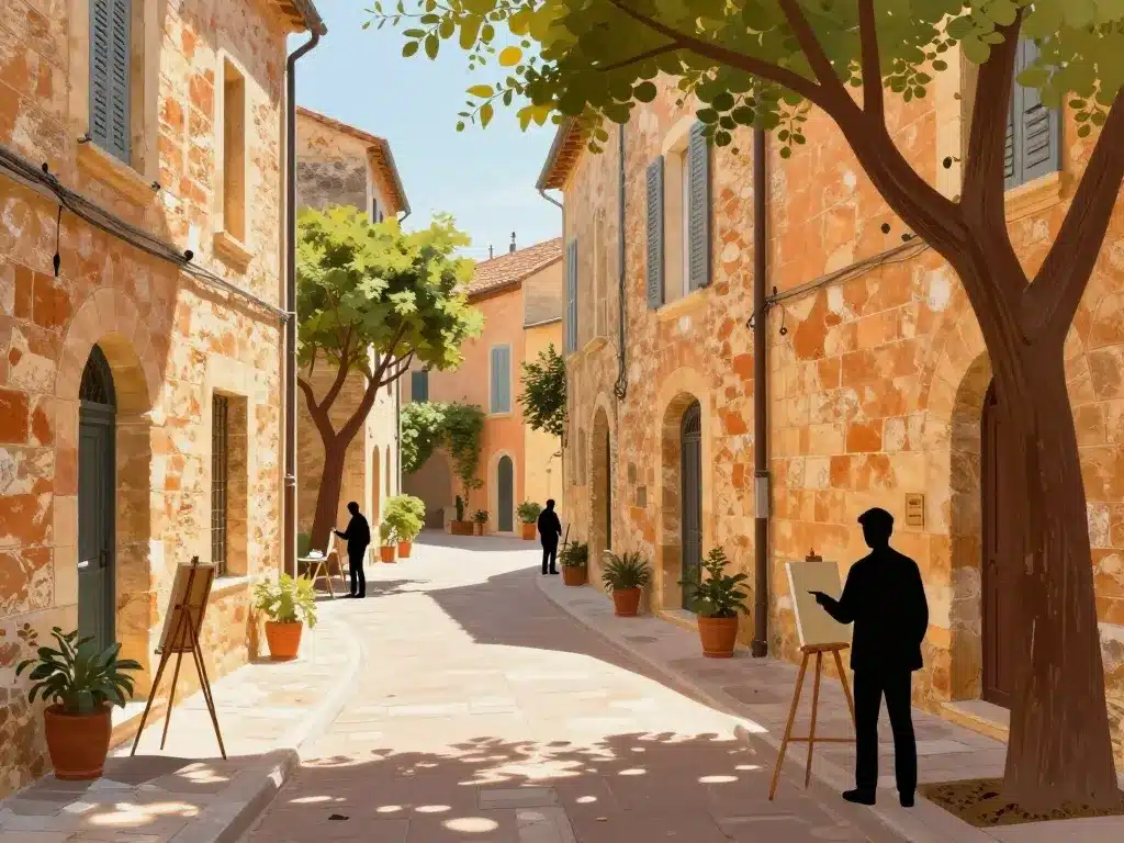 Arles centre historique ruelles ambiance ville d'art