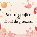 illustration ballonnement ou grossesse femme