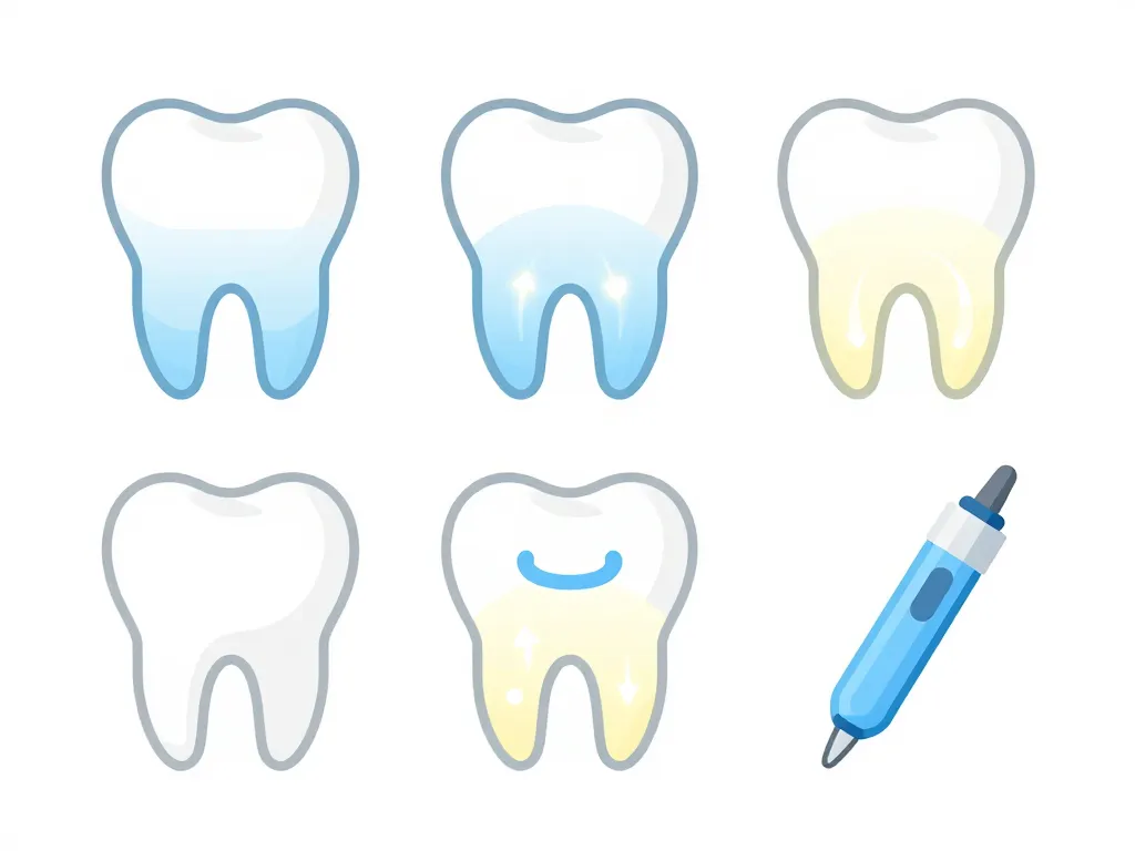 Infographie sur bandes de blanchiment des dents avis et fonctionnement