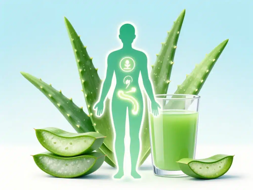 bienfait jus aloe vera hydratation digestion immunité