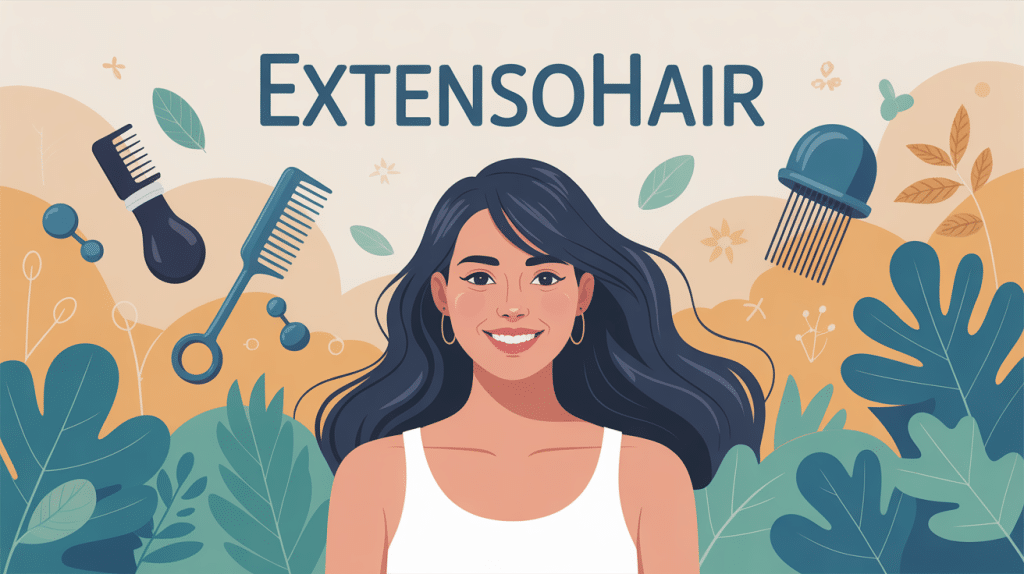 Extensohair avis visuel cheveux stylisés croissance
