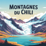 panorama montagne du chili et cordillère des andes
