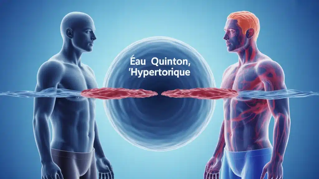 Eau de Quinton hypertonique et isotonique : équilibre osmotique