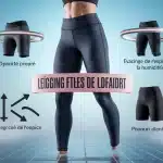 legging de sport noir mat pour femmes, confort et respirabilité