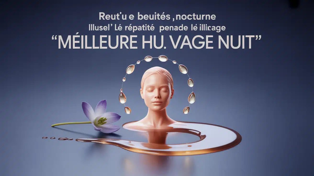 Meilleure huile visage nuit, routine réparatrice nocturne