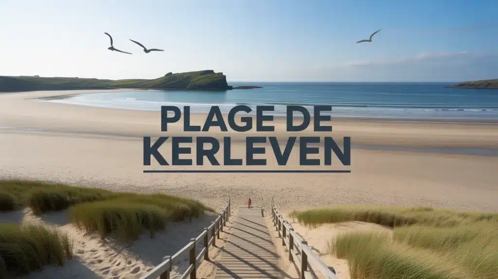 Plage de Kerleven sable fin Finistère Sud