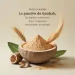 Poudre de baobab pour énergie et fibres