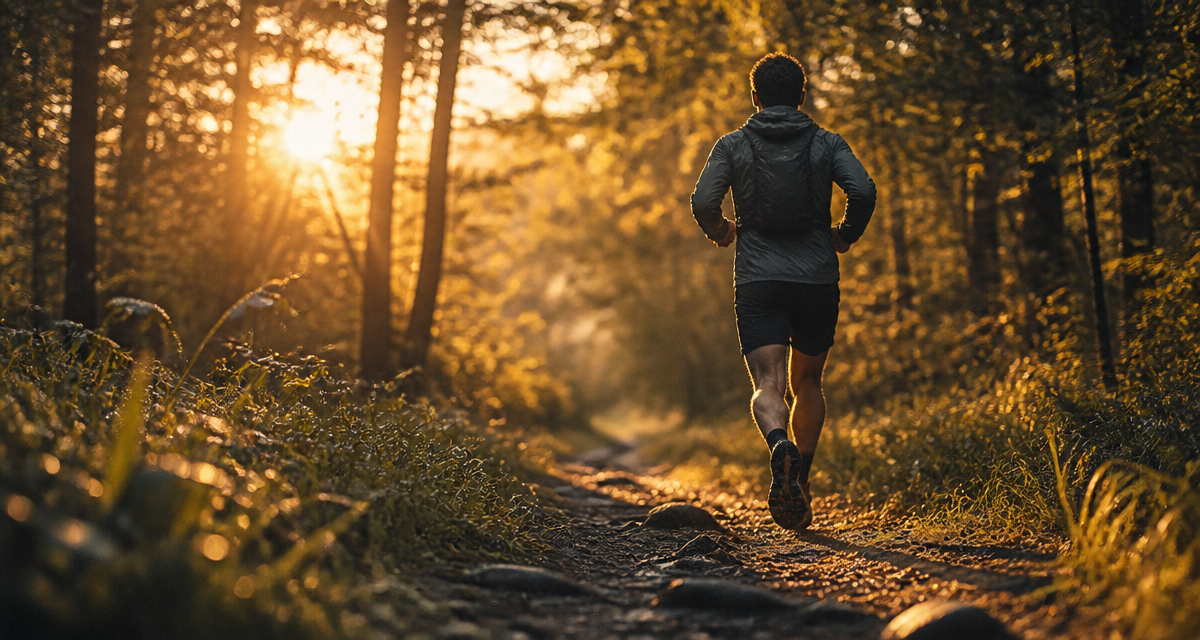 10 bienfaits de la course a pied coureur foret lever soleil
