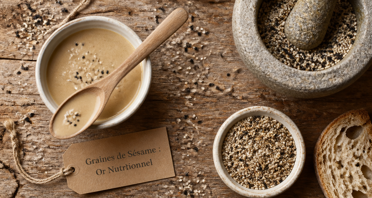 Bienfaits des graines de sesame en image