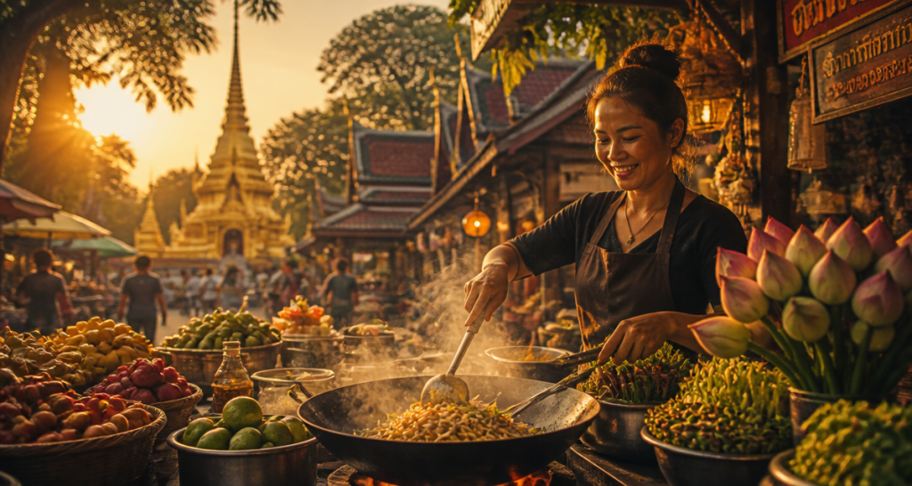 meilleur endroit thailande marché authentique