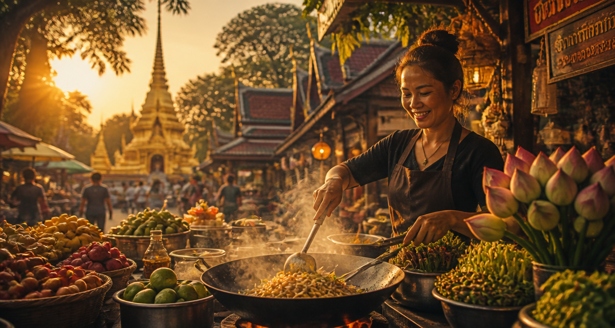 meilleur endroit thailande marché authentique