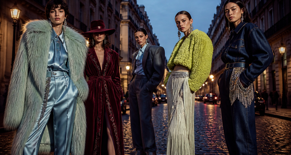 Tendance mode 2025 mannequins looks maximalistes