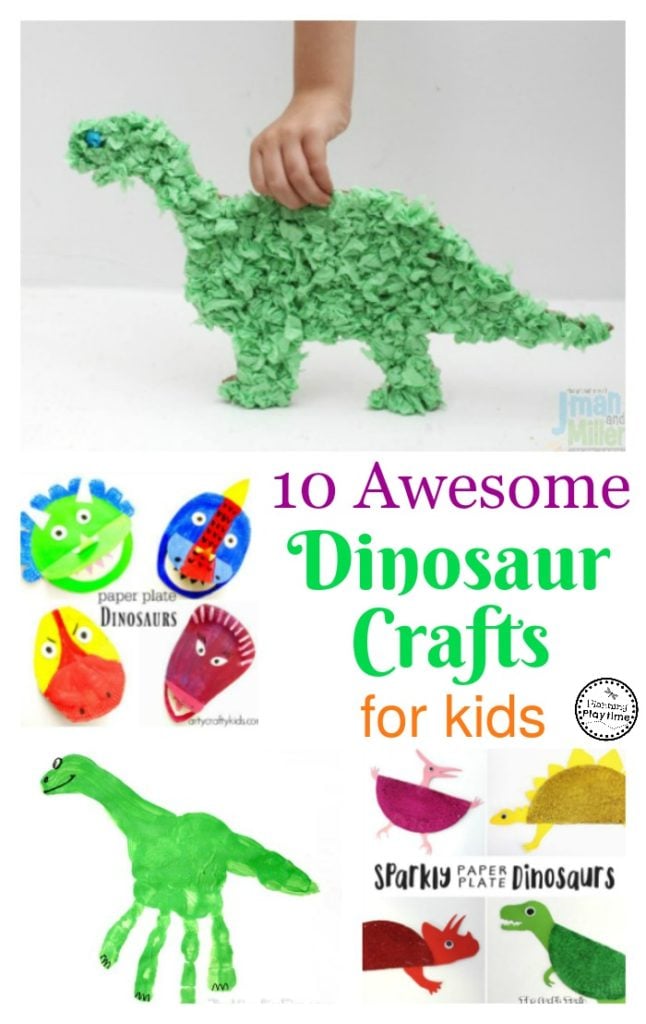 10 Awesome Dinosaur Crafts for Kids - So fun!